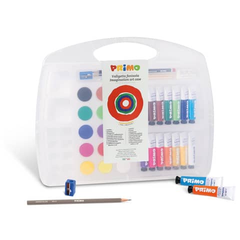 Valigia di tempere e accessori Primo in plastica 272CS2